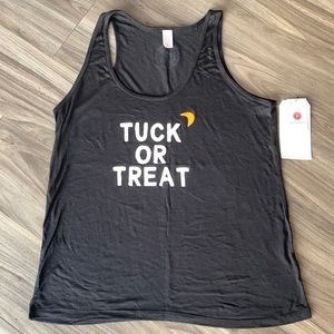 Pure Barre Black Tank Top - Tuck or Treat
